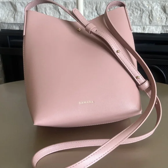 Samara Medium Blush Shoulder Bag - Picture 12 of 13